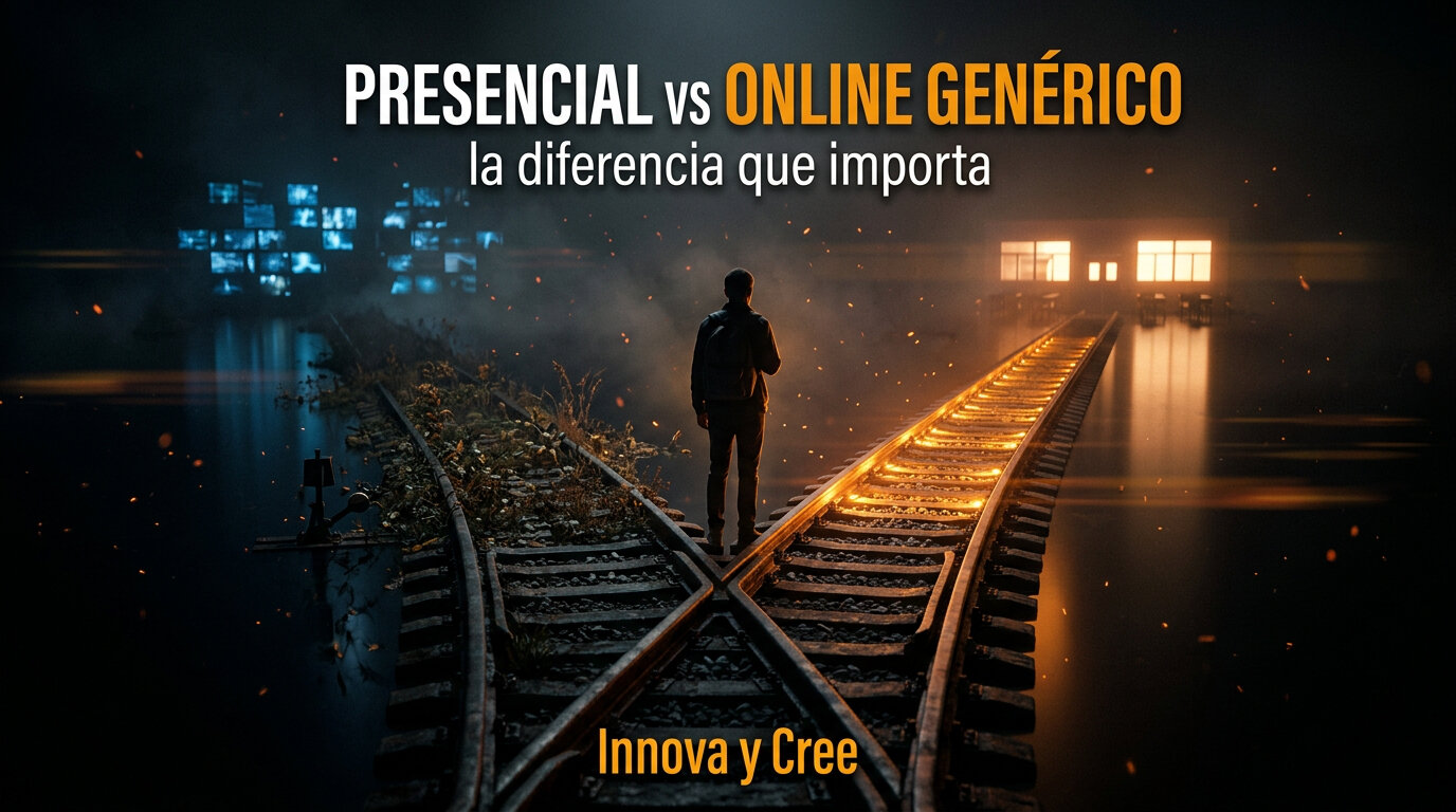 Capacitación IA presencial vs Platzi Business comparativa