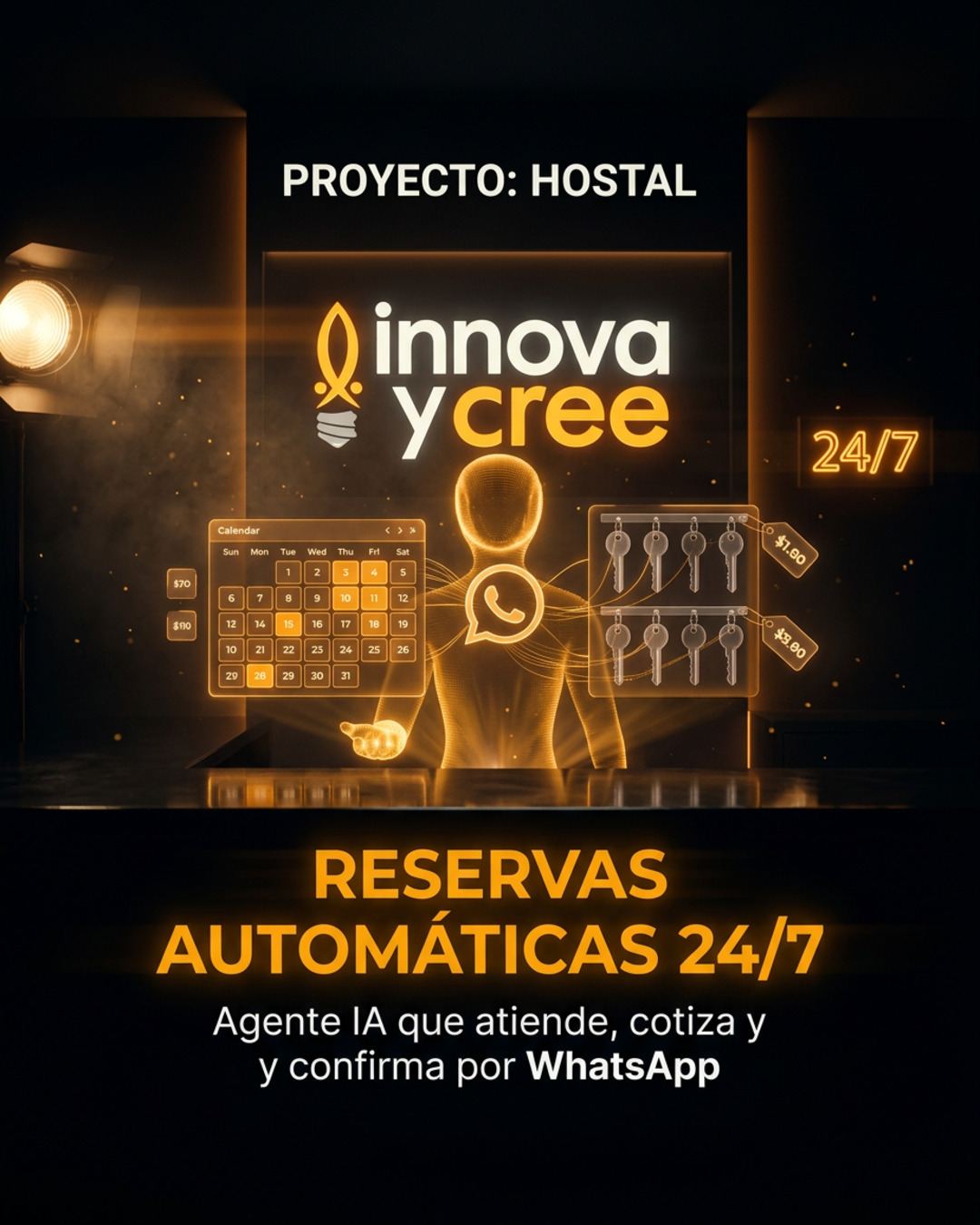 IA hotelera: cómo gestionamos un hostal con reservas y voz — Casos, blog técnico de Innova y Cree