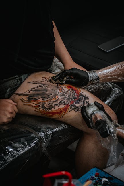 Estudio de tatuaje moderno usando inteligencia artificial para cotizacion y booking