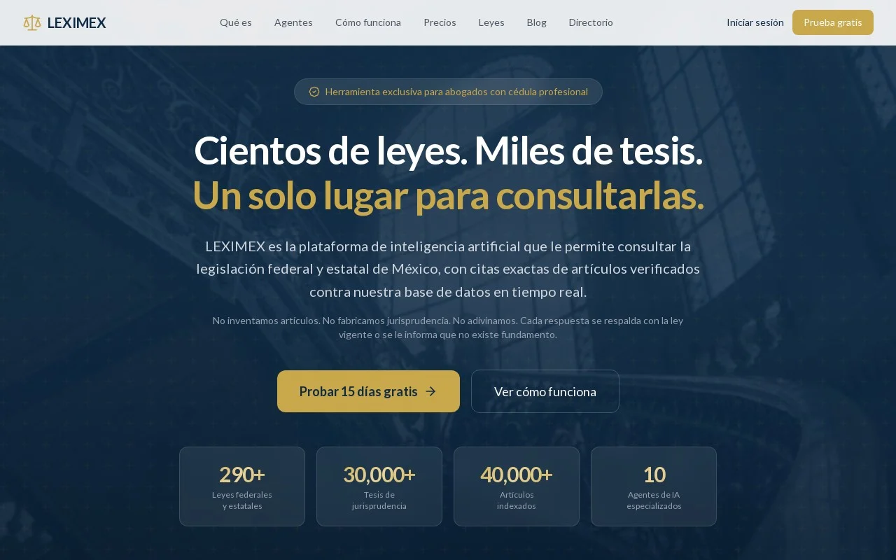 LEXIMEX - IA jurídica